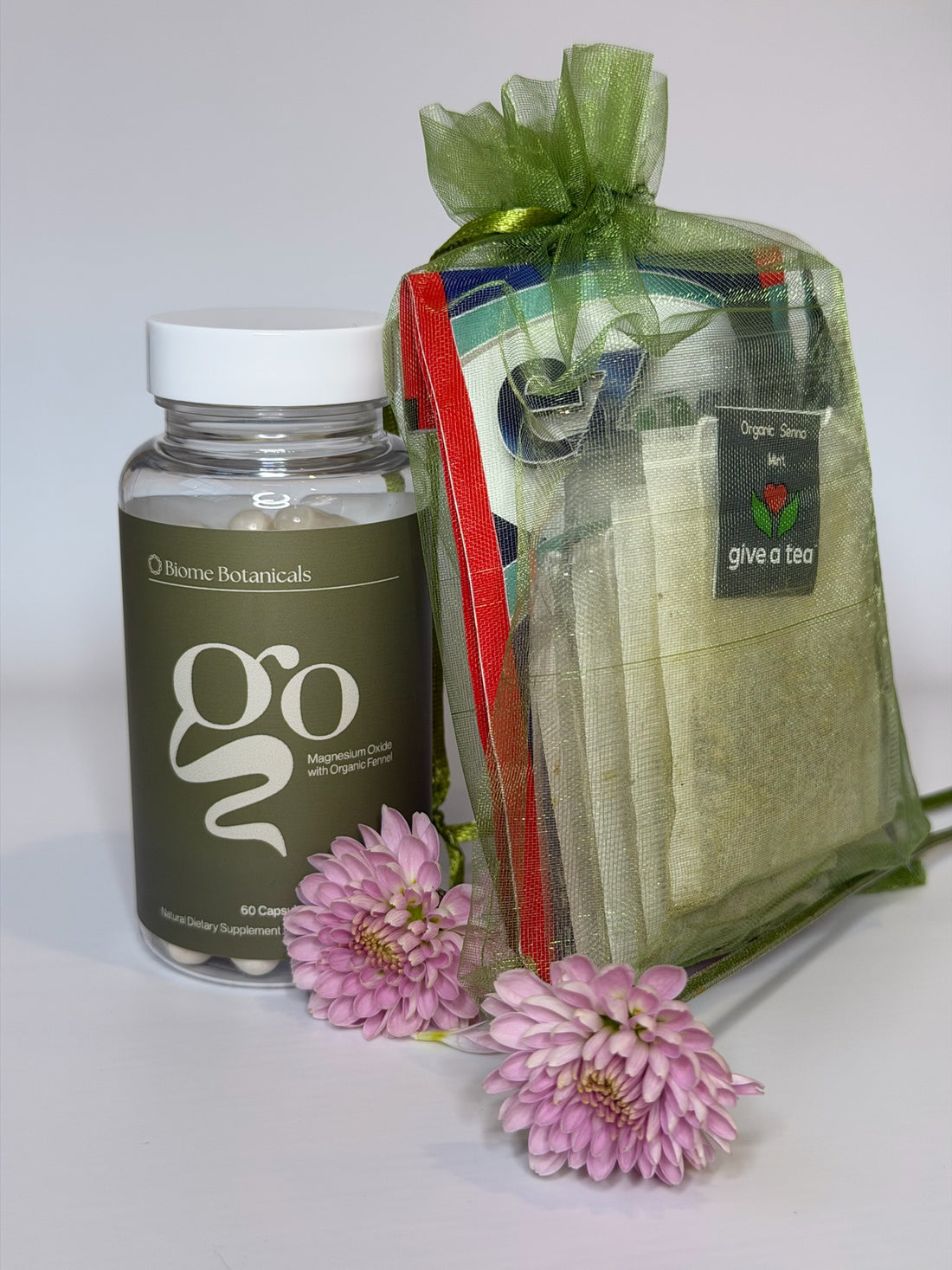 Biome Botanicals Cleanse and Go Bundle — gut cleanse kit plus daily magnesium and fennel constipation supplement